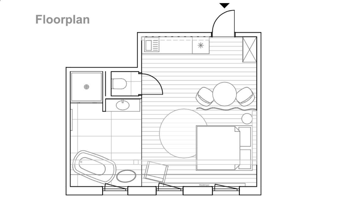 Zentrale 1-Zimmer-Ferienwohnung Mit Digitalem Check In Хоф Экстерьер фото